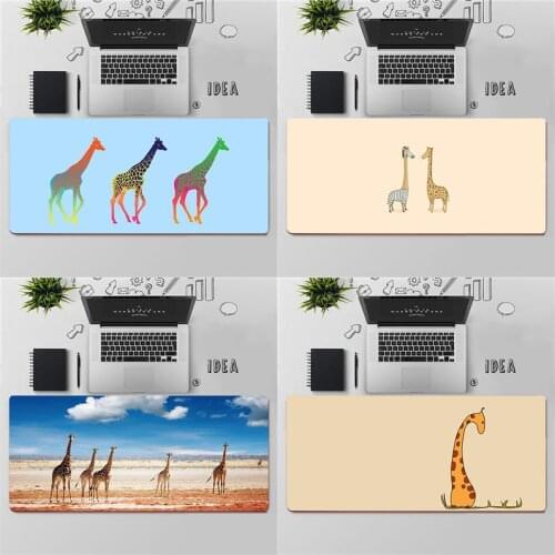 YNDFCNB Top Quality Cute giraffe DIY Design Pattern Game mousepad Free Shipping Large Mouse Pad Keyboards Mat