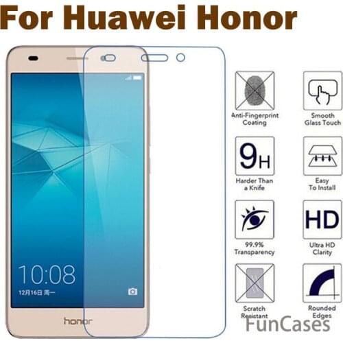 Premium Tempered Glass for Huawei Honor 5C 7 Plus 6 Plus 7i 5C 4C 4X 3X 3C Screen Protector Toughened Glass Cover Film ascend