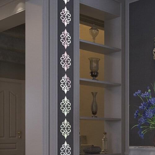 10pcs Multi-size Square Self-adhesive Tiles 3D DIY Mirror Wall Stickers Decals Mosaic Home Decoration Living Room Porch Poster