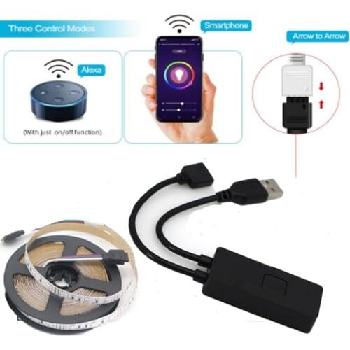 3key 20key WIFI USB interface DC 5v SMD 2835 3528 RGB led strip TV computer background light chassis light room atmosphere light