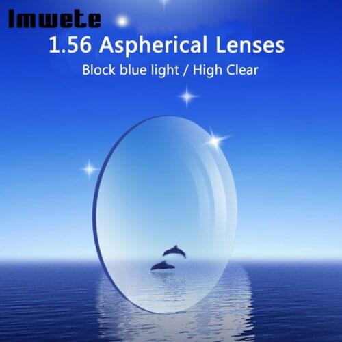 Anti-blue Light Aspheric Prescription Glasses 1.56 1.61 1.67 Resin Lenses Clear Customization Lens Myopia Hyperopia