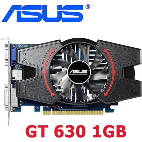 ASUS GT630 1GB 128Bit Video Card GDDR3 Original Graphics Cards for nVIDIA VGA Cards Geforce GT 630 1GB Hdmi Dvi Used On Sale