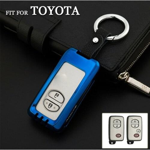 Zinc Alloy Smart Car Key Remote Case Protector Cover Fit For Toyota 4 Runner Prius Camry Avalon Venza Accessories Shell