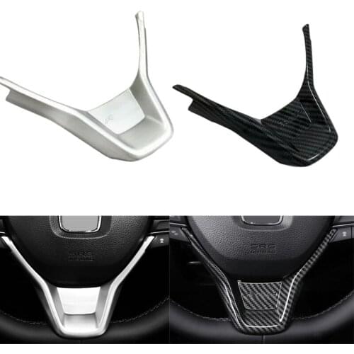 For Honda Accord 2018 ABS Interior Carbon fiber U type Steering Wheel Trim cover Car styling accessories