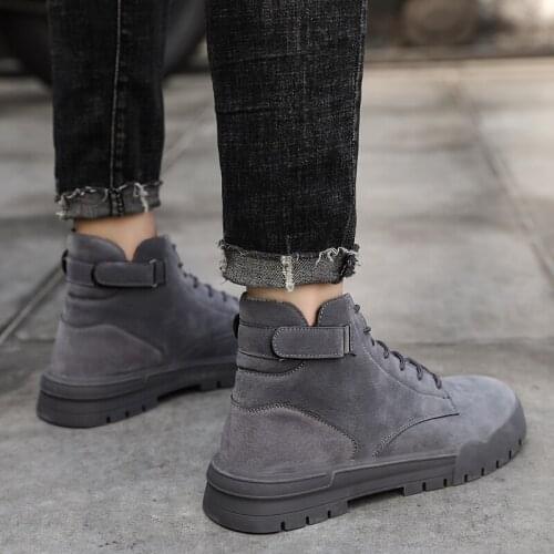 For informales dress hombre botas slip mens shoe sale fashion de Mens boots home sapatos men 2020 sports coturno zapatos hot on