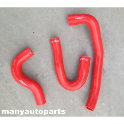 FOR Nissan Navara D22-II 3.0 TDi ZD30 Diesel 01-06 05 Silicone Radiator Hose Kit RED
