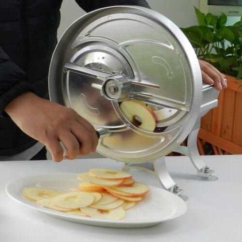 Home Slicer Commercial Multi-Function Aluminum Alloy Hand-Cranking Fruit Slicer Manual Potato Lemon Shredder Kitchen Tools Cut