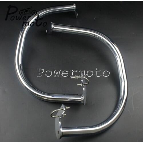 Chrome Highway 1-1/4" Engine Guard 32mm Bumper Buffer Guard For Honda Shadow Spirit Phantom VT750 VT750C Crash Bar