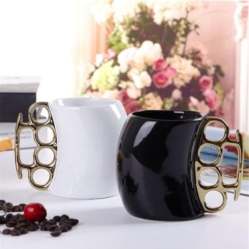 Ceramic Coffee Mugs Creative Fist Knuckles Boxing Shape Cups Household Kitchen Family Drinking Utensil Christmas Gift Drinkware