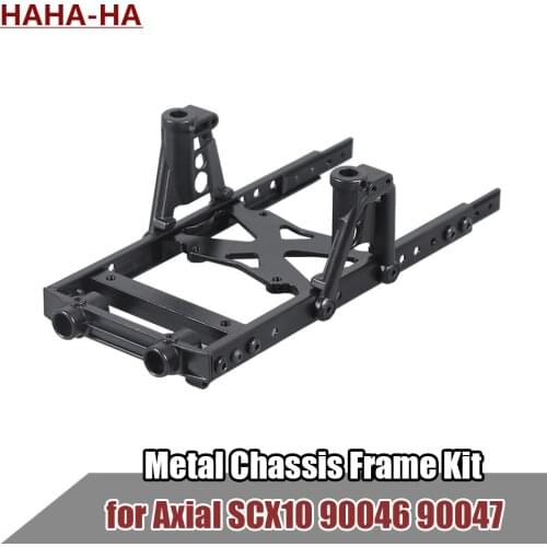 Metal Chassis Frame Kit Extended Rails Shock Towers 4x4 Upgrade to SCX10 6x6 for 1/10 RC Crawler Axial SCX10 90027 90028