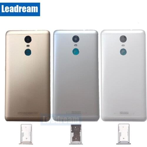 Leadream OEM 50Pcs/lot For Xiaomi Redmi Note3 Pro Battery Door 150mm Back Housing Cover+Power Volume Button+SIM Card Tray