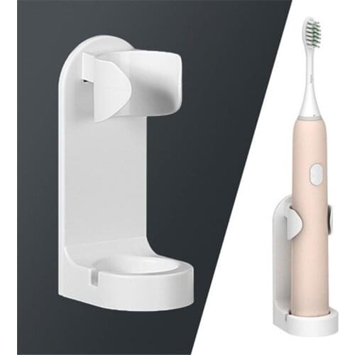 Fashion Creative Wall Mounted With Sticker Electric Toothbrush Stand Bathroom Tools Toothbrush Holder Storage Rack Organizer
