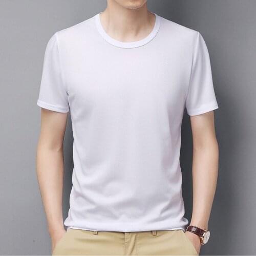 Mens Running T-Shirts Solid color Men Summer Casual Outdoor T-Shirt Men Sports T-Shirt Plus Size Sport Fast-Dry Breathable Tops