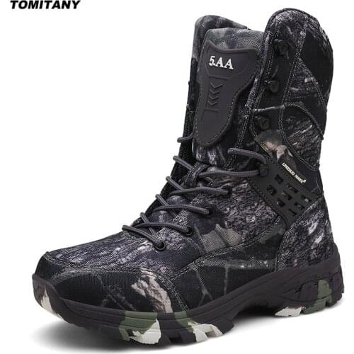 Winter Hiking Boots Men Professional Waterproof Breathable Outdoor Travel Shoes Trekking Mountain Climbing Hunting Boot Mens