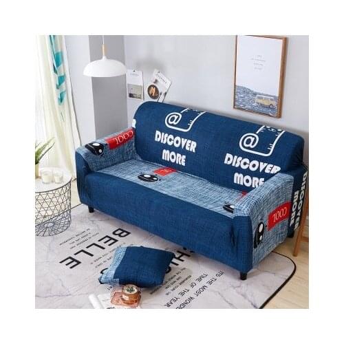Mylb Flower Slipcover Sofa Cover Tightly All-inclusive Wrap single/double/three/four-Seat Sofa Cover Elasticity Sofa Cover 1pc