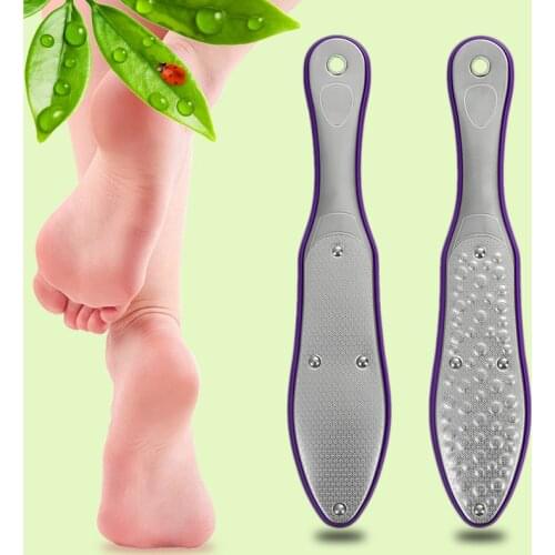 Foot File Nail Rasp Heel Grater For The Feet Pedicure Rasp Remover Luxury Stainless Steel Scrub Manicure Nail Tools