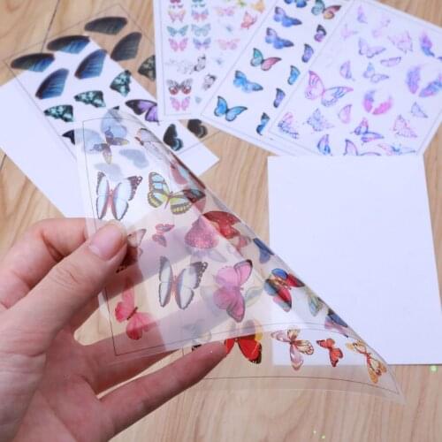 6Pcs Butterfly Wing Resin Fillings Fairy Dragonfly Cicada Vivid Wing Pendant Earrings Resin Mold Fillers Jewelry Making