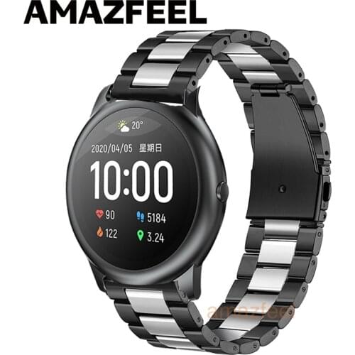 Stainless Steel Wrist Strap For Haylou Solar LS05 Smart Watch Band Bracelet Straps For XiaoMi Haylou Solar LS02 Watchband Correa