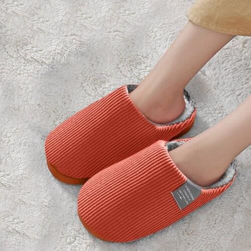 Womens Slippers For Womens Men Warm Shoes Soft Plush House Slippers Flip Flop Simple Daily Comfy Shoes Pantuflas Free Shipping