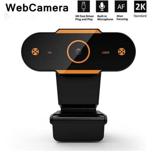 Wsdcam Auto Focus 2K HD Webcam 1944P Web Camera With Microphone Cameras for Live Broadcast Video Calling Home Conference Work