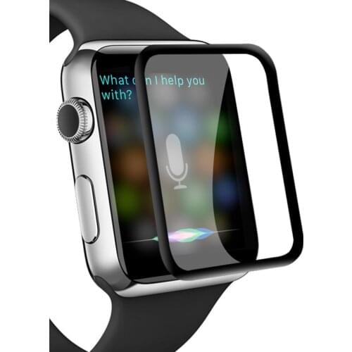 Scratch Protective Glass For Apple Watch 4 40mm 44mm Full Glue Coverage Tempered Glass For iWatch Series 3 2 38mm 42mm Protector