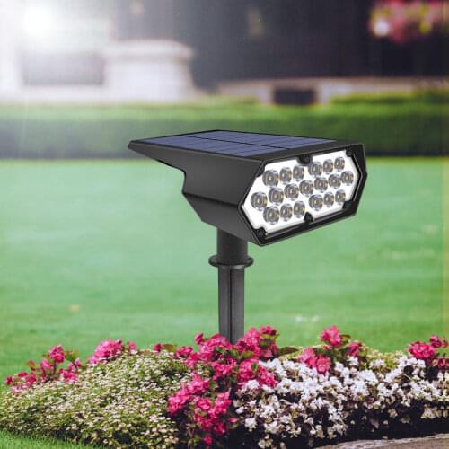 19LED Solar Light for Garden Decoration IP65 Waterproof Light Control Solar Lamp Automatically Street Light Solar Ground Light