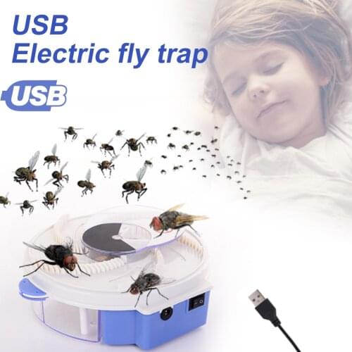 2021 Upgraded Version USB Flytrap Automatic Pest Catcher Fly Killer Electric Fly Trap Device Insect Pest Reject Control Catcher