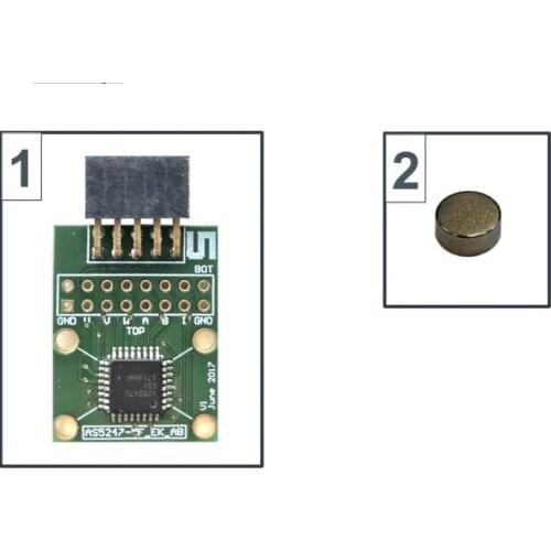 AS5247U-TQ_EK_AB Magnetic Sensor Development Tools AS5247U Adapterboard