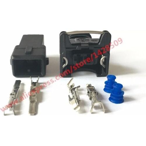 10 Sets 2 Pin EV1 282762-1 Car Waterproof Connector Female And Male Automobile Fuel Injector Spray Nozzle Connecctor For CHANGAN
