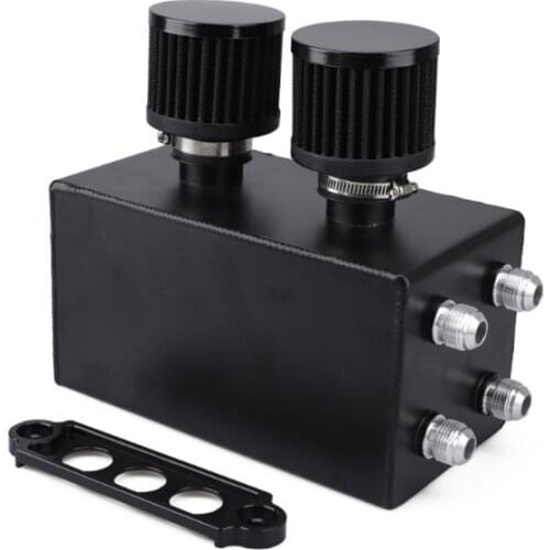 Racing Oil Catch Can Breather Tank for Honda Civic Integra 92-00 EK EG DC With AN10 fittings