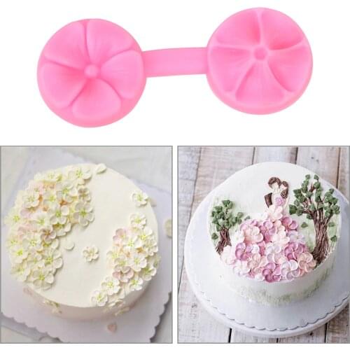 Cake Tools Sugarcraft DIY Fondant Cake Decorating Tools Chocolate Confectionery Mold Baking Tool 3D Flower Shape Silicone Mold