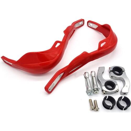 Red Motorcycle Dirt Bike Handlebar Handguards Hand Guard Fat Bar 22mm & 28mm Brush Guard for SX EXC ATV CRF250 YZF KLX KDX