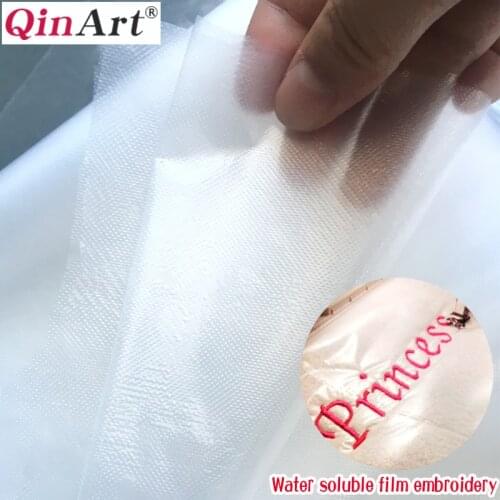 PVA material cold water-soluble film embroidery topping/backing stabilizer can wash away