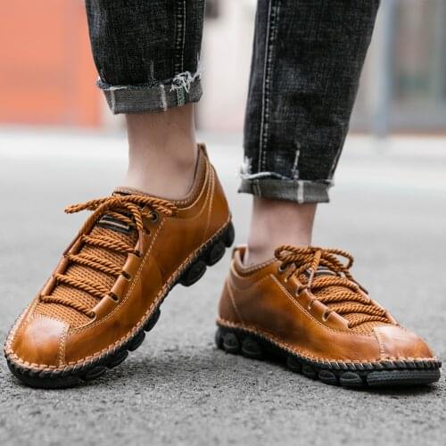 Men Casual Shoes 2020 Casual Shoes Man Mens Causal Sneaker Shoe Zapatos Casuales Sneakers Men Fashion Leisure Black For Leather