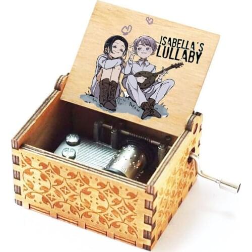 Isabellas Lullaby Music Theme from Anime The Promised Neverland Music Box TPN Fans Tiny Hand Crank Musical Box