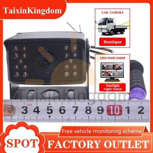 Wholesale 3-inch Square car camera metal waterproof shell NTSC / PAL high-definition night vision monitoring probe