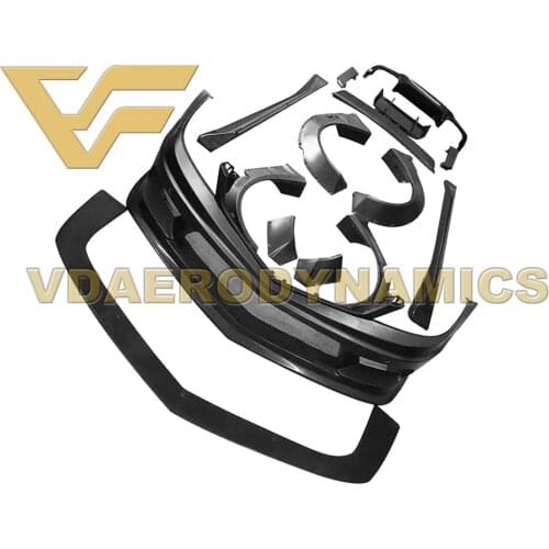 Suitable For Benz 11-14 BENZ W204 C180 C200 C250 C300 C350 C63 VAD-B Wide Full Body Kit Front Rear Bumper Fender Flares