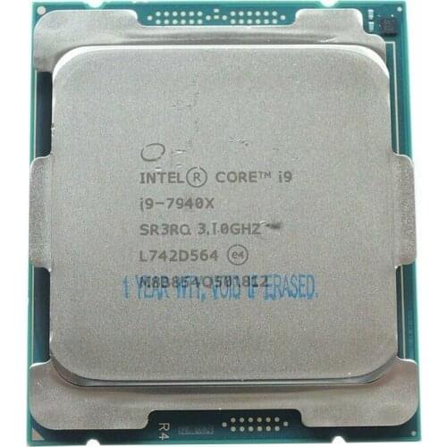Core i9-7940X X-series Processor i9-7940X SR3RQ Deskto CPU 3.1GHz 14Cores FCLGA2066 PK: i9-7960X
