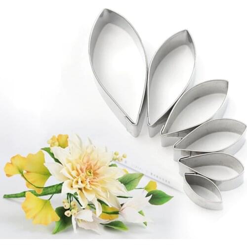 Dahlia Petal and Cut Silicone Mold Fondant Mould Cake Decoration Tools Chocolate Gumpaste Mold, Sugarcraft, Kitchen Accessories