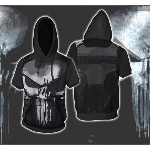 Punisher Hoodies Women Men 3D Sweatshirts Superhero Pullover 2018 Autumn Tracksuit Fashion Hooded Streetwear Casual Hoodie