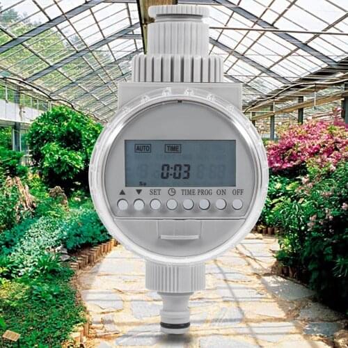 1Pc LCD Digital Electronic Garden Watering Timer Solar Power Garden Irrigation Sprinkler Control Water Timer Controller System D