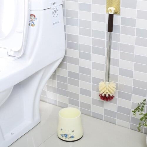 1pc Bathroom thick plastic package with a base toilet cleaning brush toilet brush soft bristle Brush Holder JH 0764