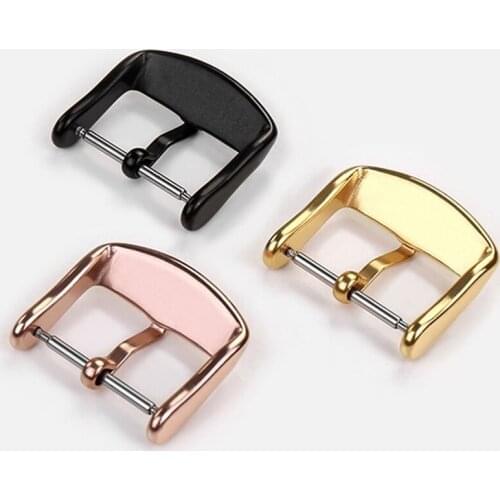 10/12/14/16/18/20/22 Sizes Polishing Replacement Watch Buckles Stainless Steel Strap Parts Accessories