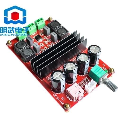 2*100W TPA3116 D2 Dual Channel Digital Audio Amplifier Board 12V-24V for Arduino TPA3116D2 Two Channel Module 100w+100W