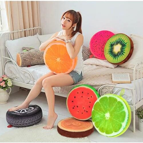 40cm/33cm 3D Fuite Cushion Fruit PP Cotton Office Chair Back Cushion Throw Pillow Home Decoration Gift Cushion Pillow Seat27