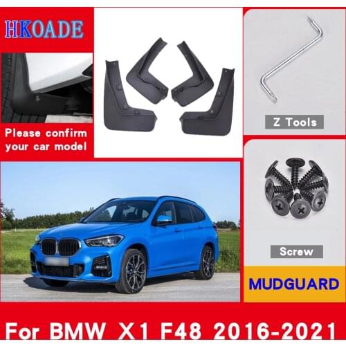 Car Fender Mud Flaps For BMW X1 F48 2016 2017 2018 2019 2020 2021 Mudguards Splash Guards Fender Mudflaps Car Fender Accessories