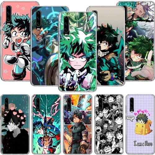 My Hero Academia Izuku Deku Phone Case For Huawei P30 P40 P20 P10 Mate 20 10 30 Lite Pro P Smart Z Plus Printing Cover Coque She
