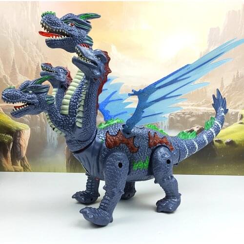 Dinosaurs 53cm in Large Size Light Projection Up Luminous Dinosaur Electronic Walking Robot Dinosaur Model Kids Toy Gift