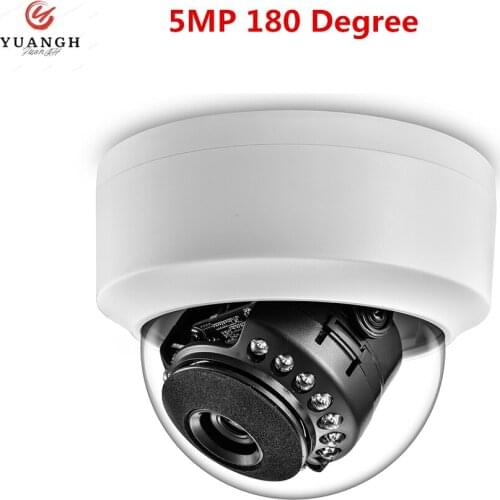 5MP Video Surveillance CCTV Cameras AHD Metal Dome Vandal proof 1.7mm 180 Degree Fisheye Lens Home Indoor Camera