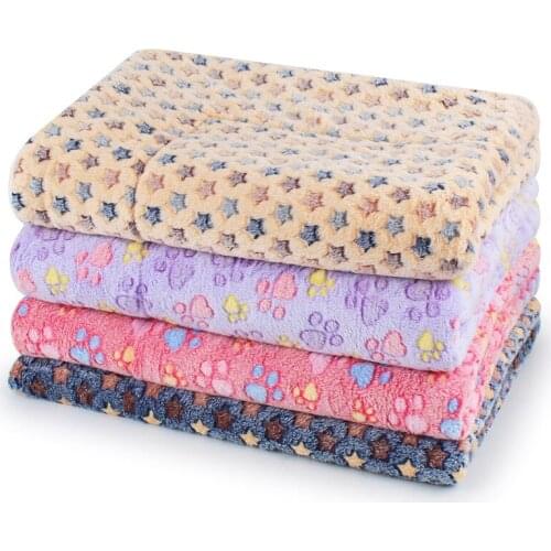 AHUAPET Pet Blanket Mat For Dog Pads Mat For Cats Cat Bed Mat Basket Fleece Soft Cushion Warm Quilt Product Cushion Towel E